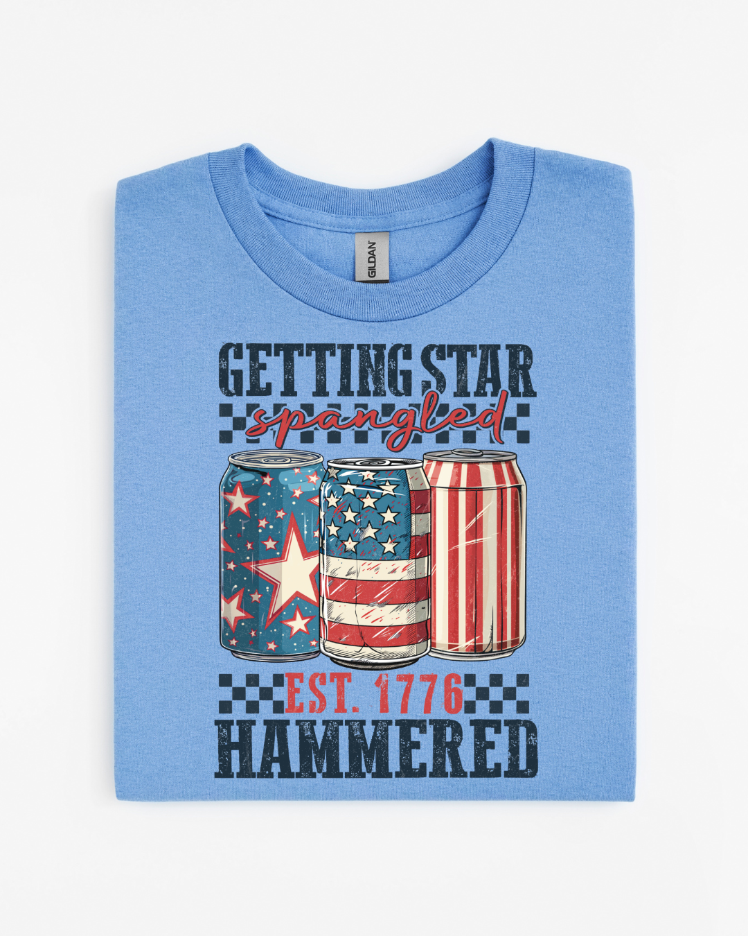 Getting Star Spangled Hammered Tee 🍻