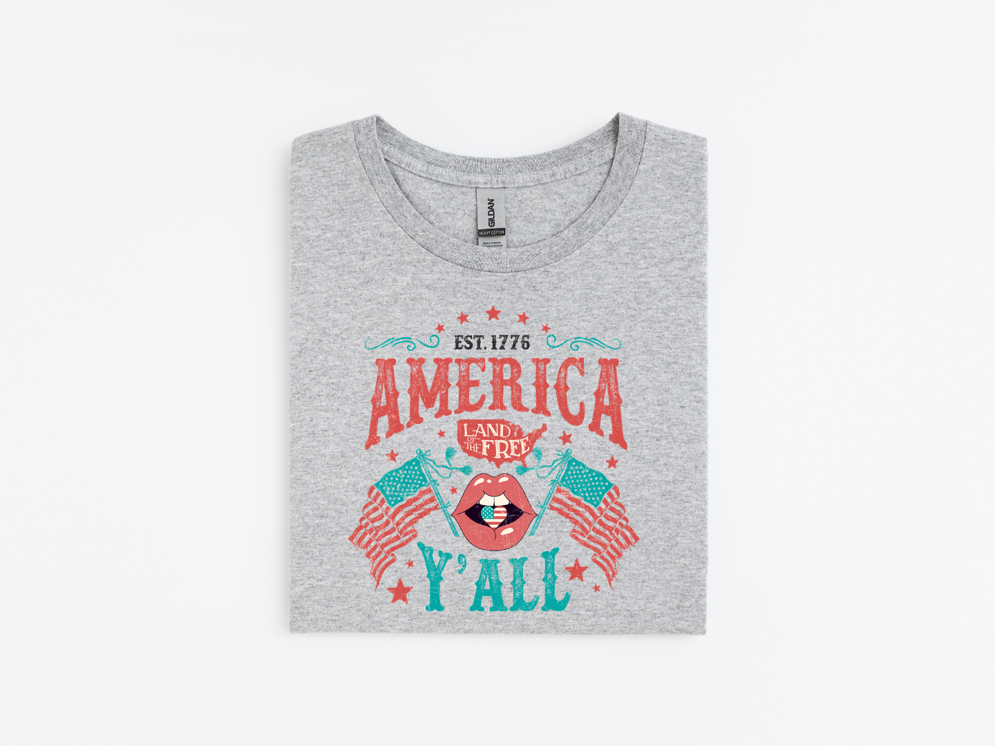 America Y'all Patriotic Graphic Tee