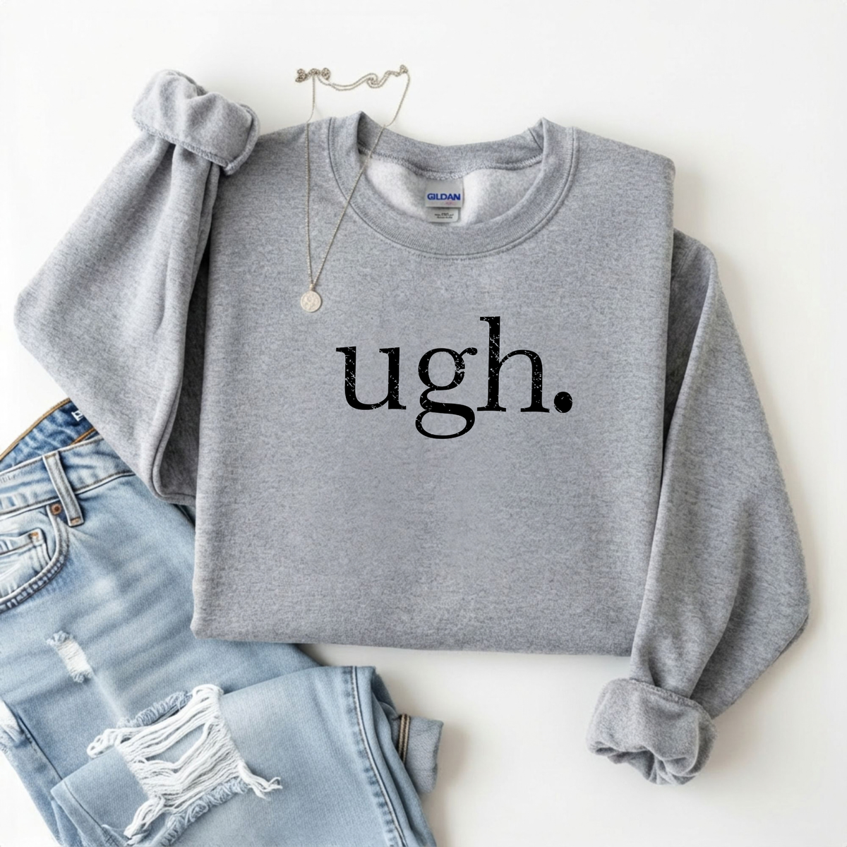 Ugh. | Minimalist Crewneck Sweatshirt & Hoodie