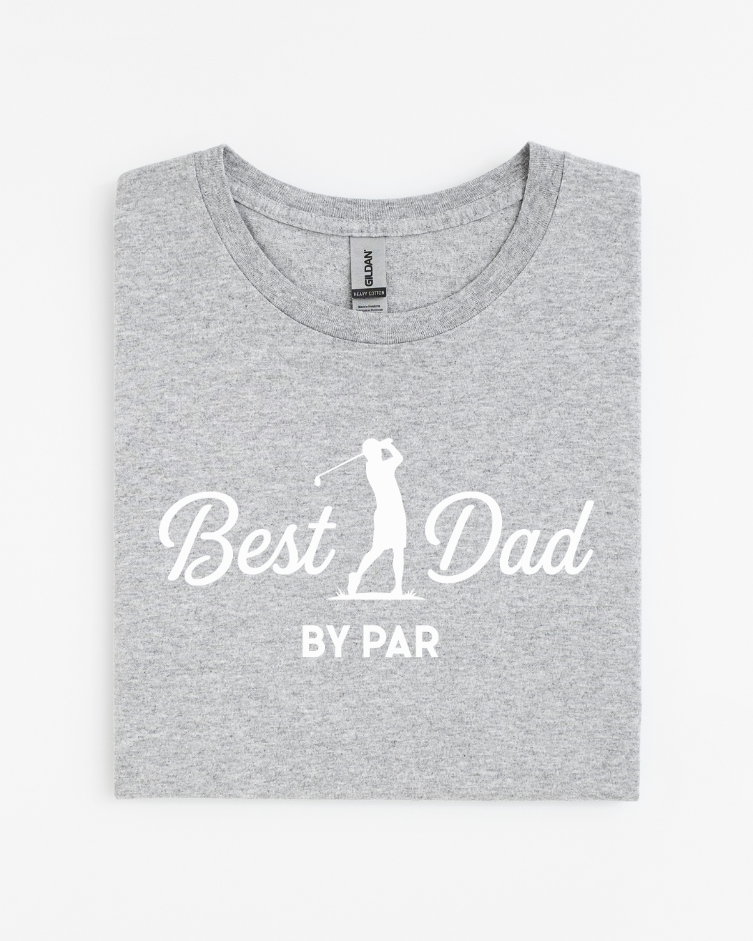 Best Dad By Par Golf Gildan 8000 Dry Blend T-Shirt