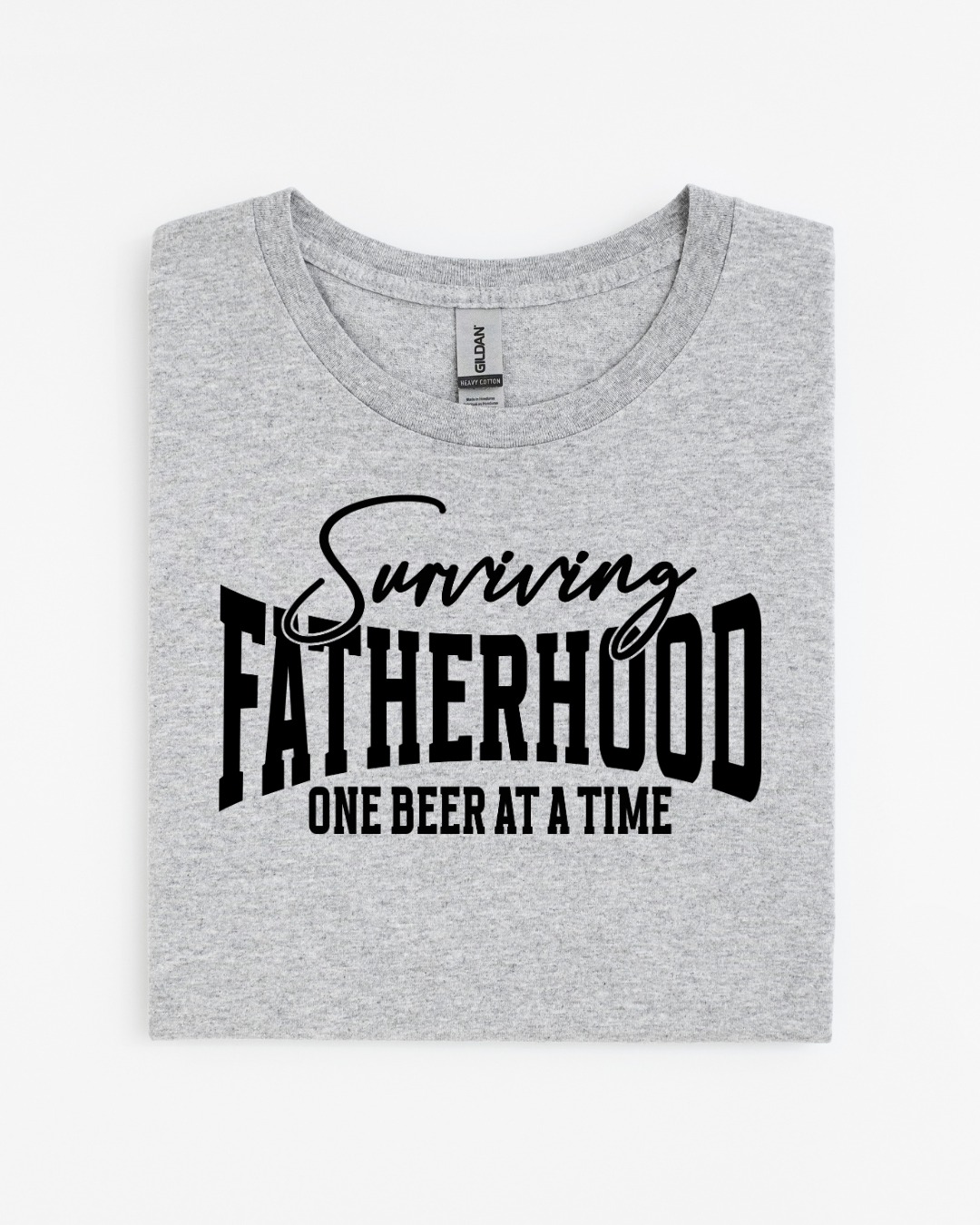 Surviving Fatherhood One Beer at a Time Dad Shirt