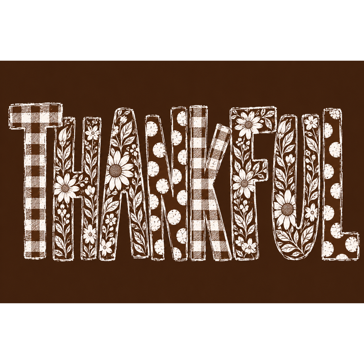 Thankful | Floral & Patchwork Fall Apparel