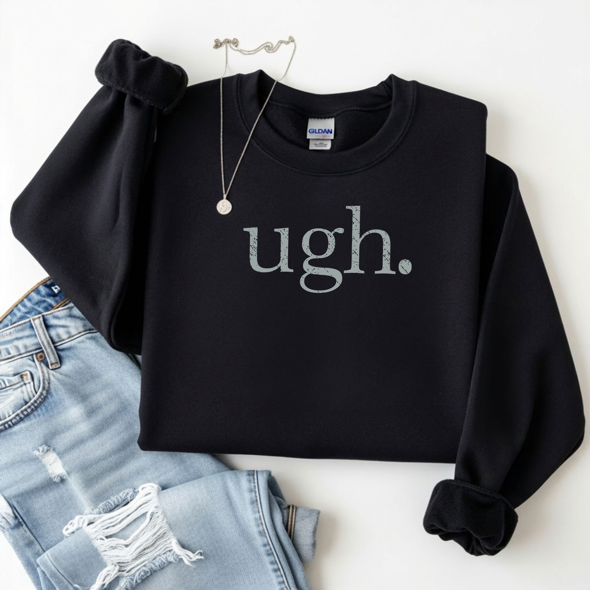 Ugh. | Minimalist Crewneck Sweatshirt & Hoodie