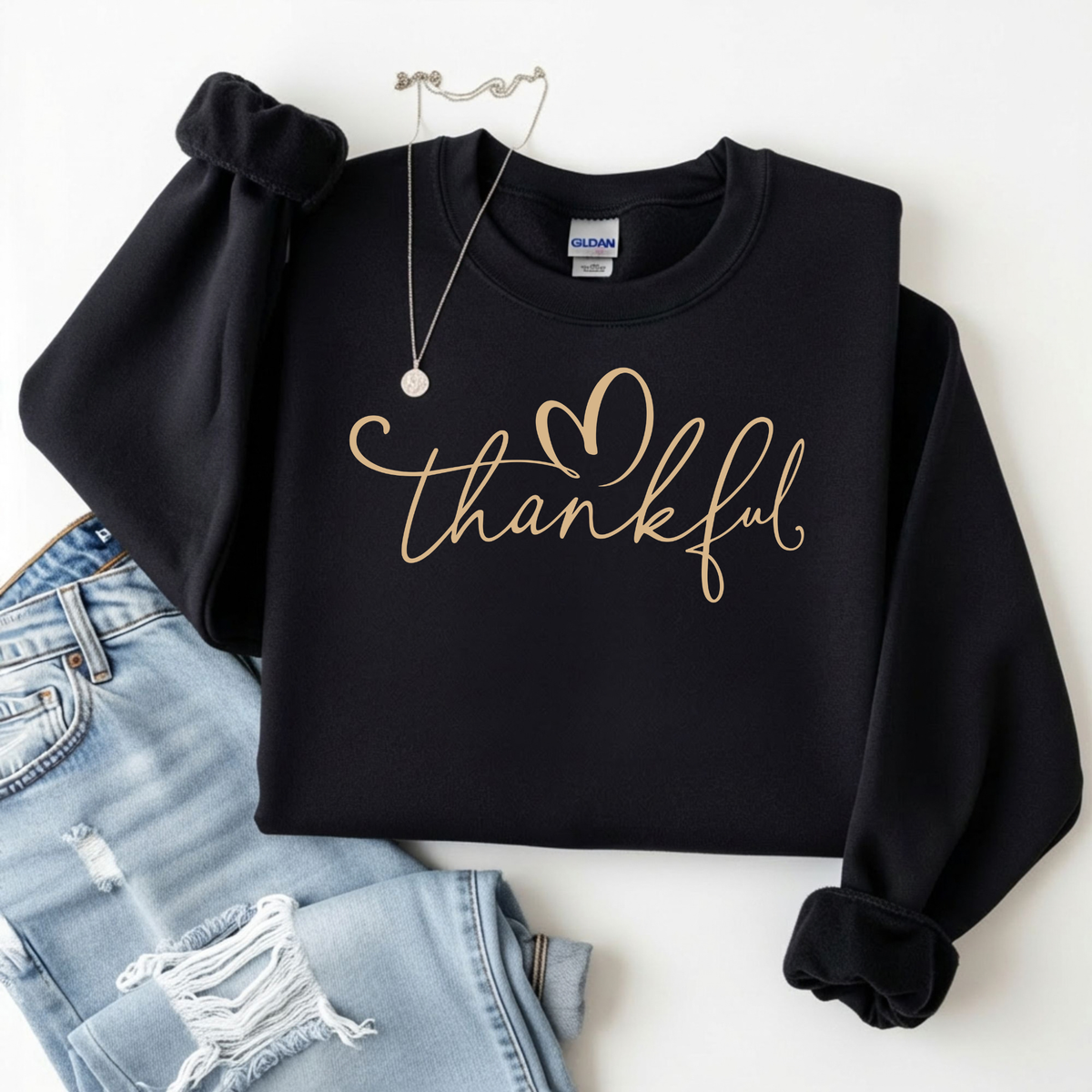 Thankful- Crewneck Sweatshirt