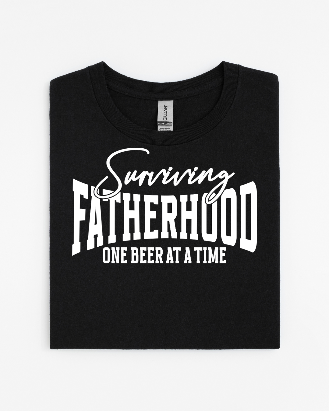 Surviving Fatherhood One Beer at a Time Dad Shirt