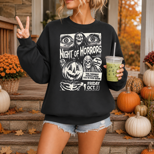 Night of Horrors | Retro Halloween Apparel