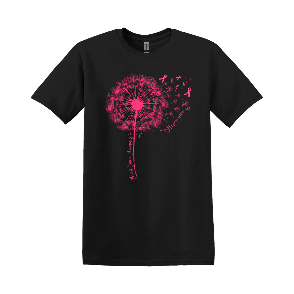 Never Give Up | Breast Cancer Awareness Apparel