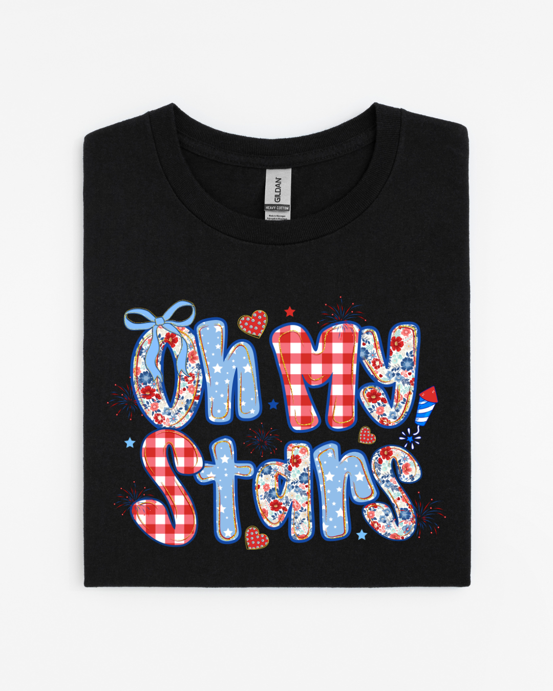 Oh My Stars Patriotic Graphic Tee