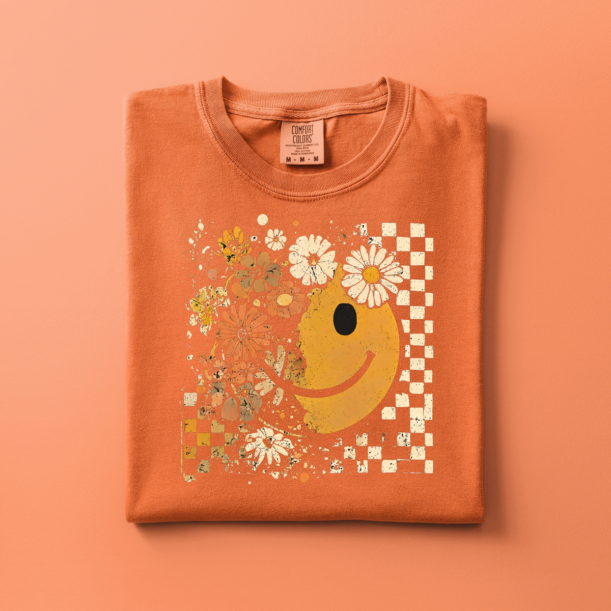 Retro Smiley & Florals | Fall Apparel