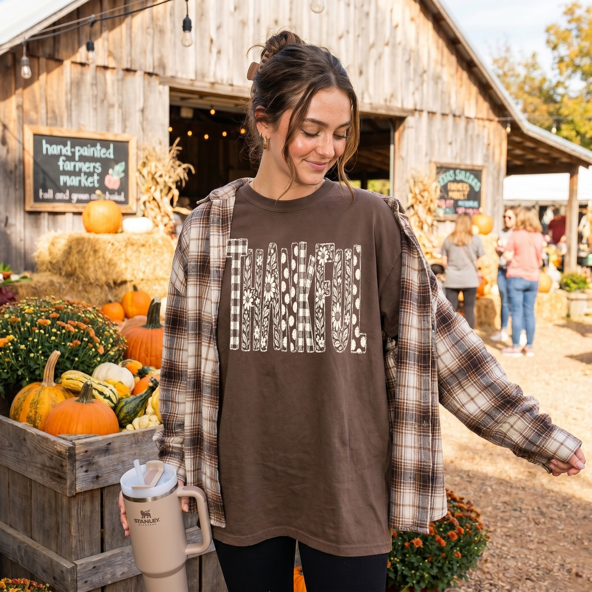 Thankful | Floral & Patchwork Fall Apparel