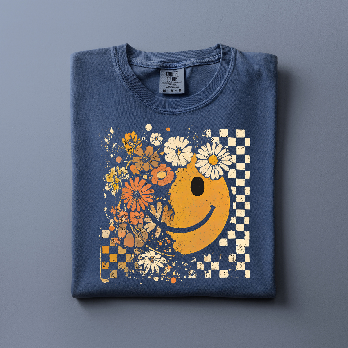 Retro Smiley & Florals | Fall Apparel