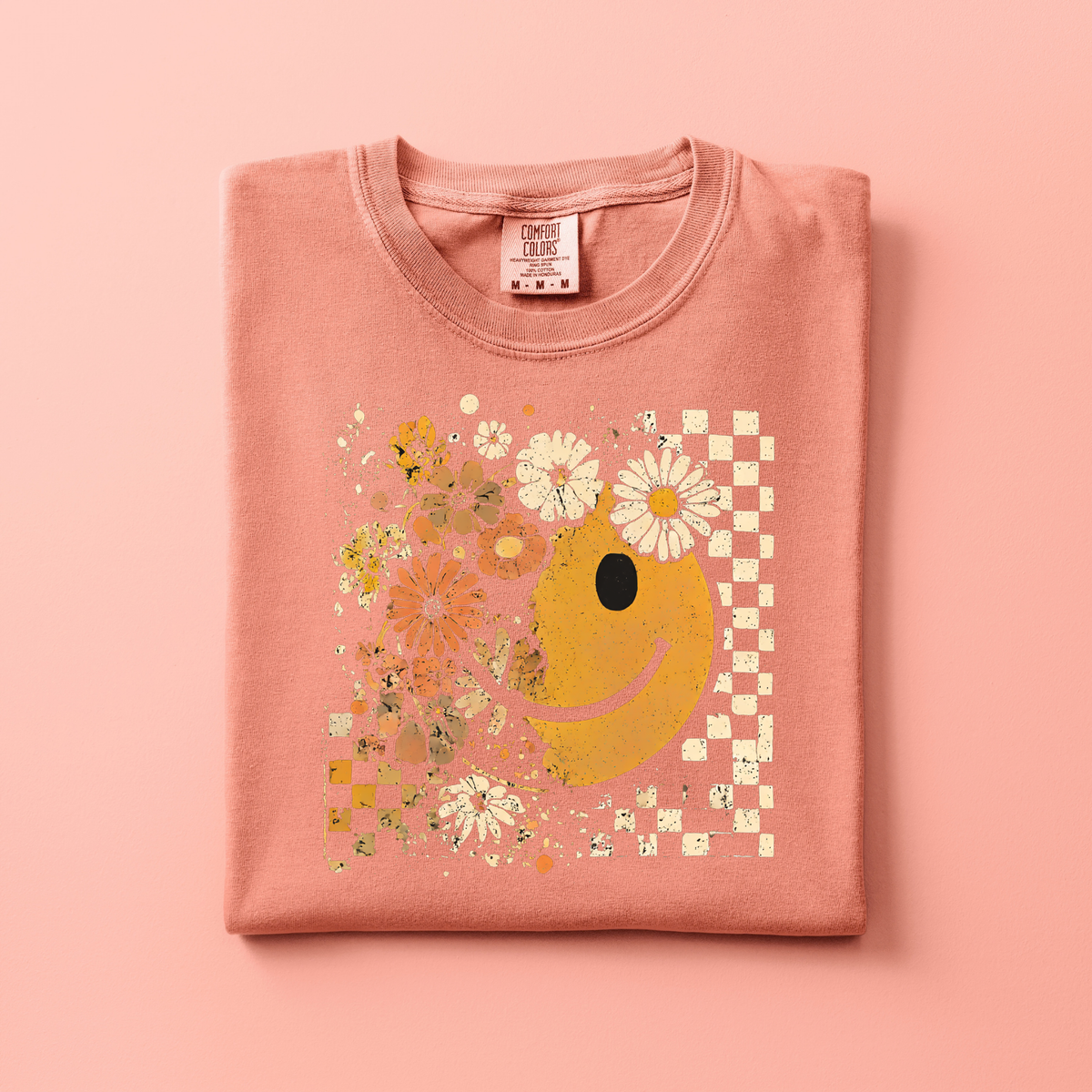 Retro Smiley & Florals | Fall Apparel