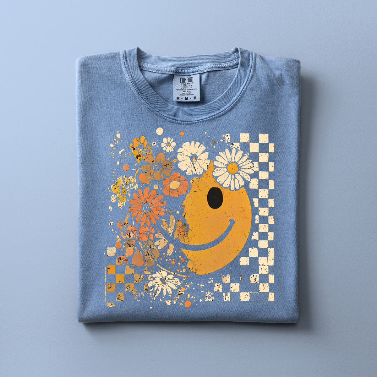 Retro Smiley & Florals | Fall Apparel