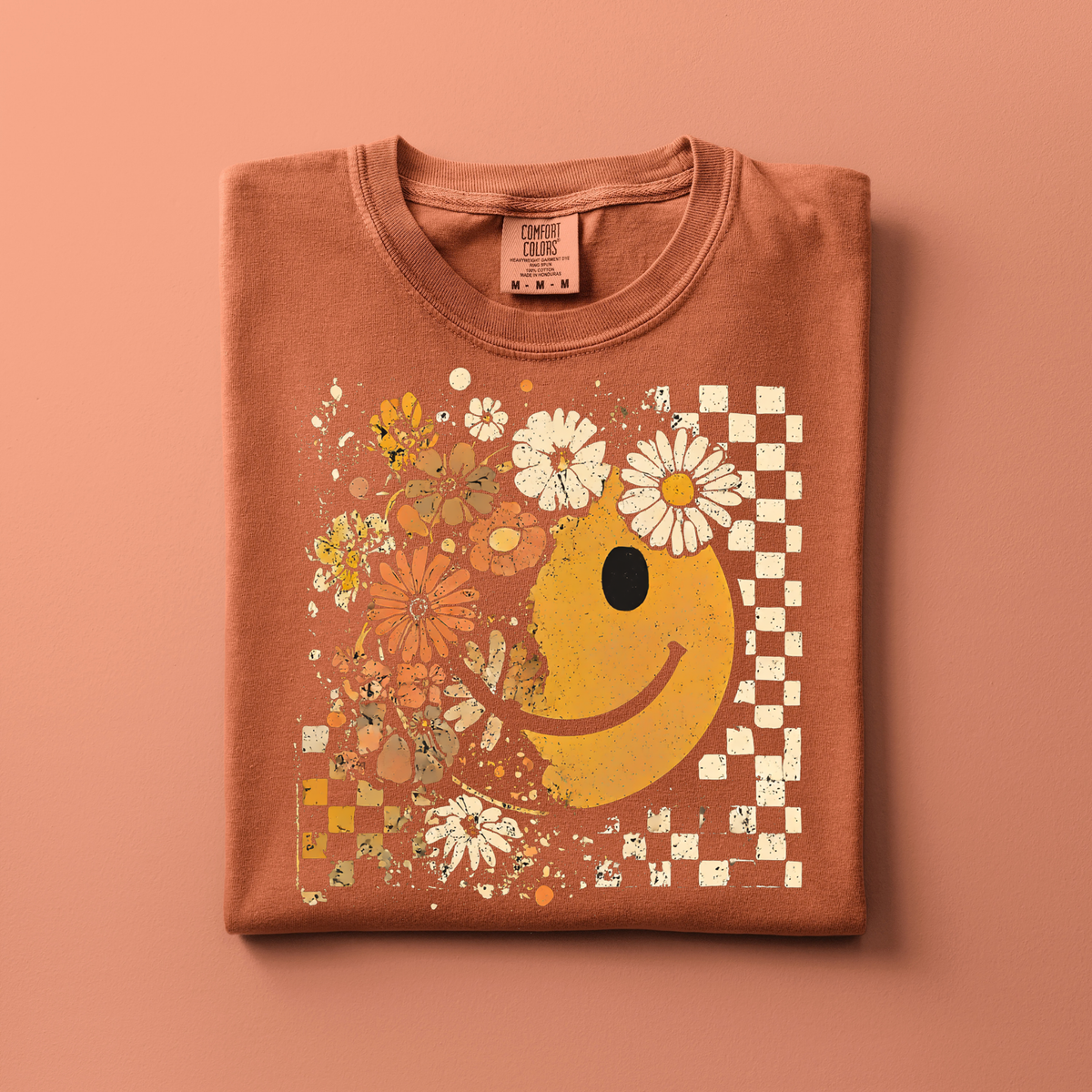 Retro Smiley & Florals | Fall Apparel