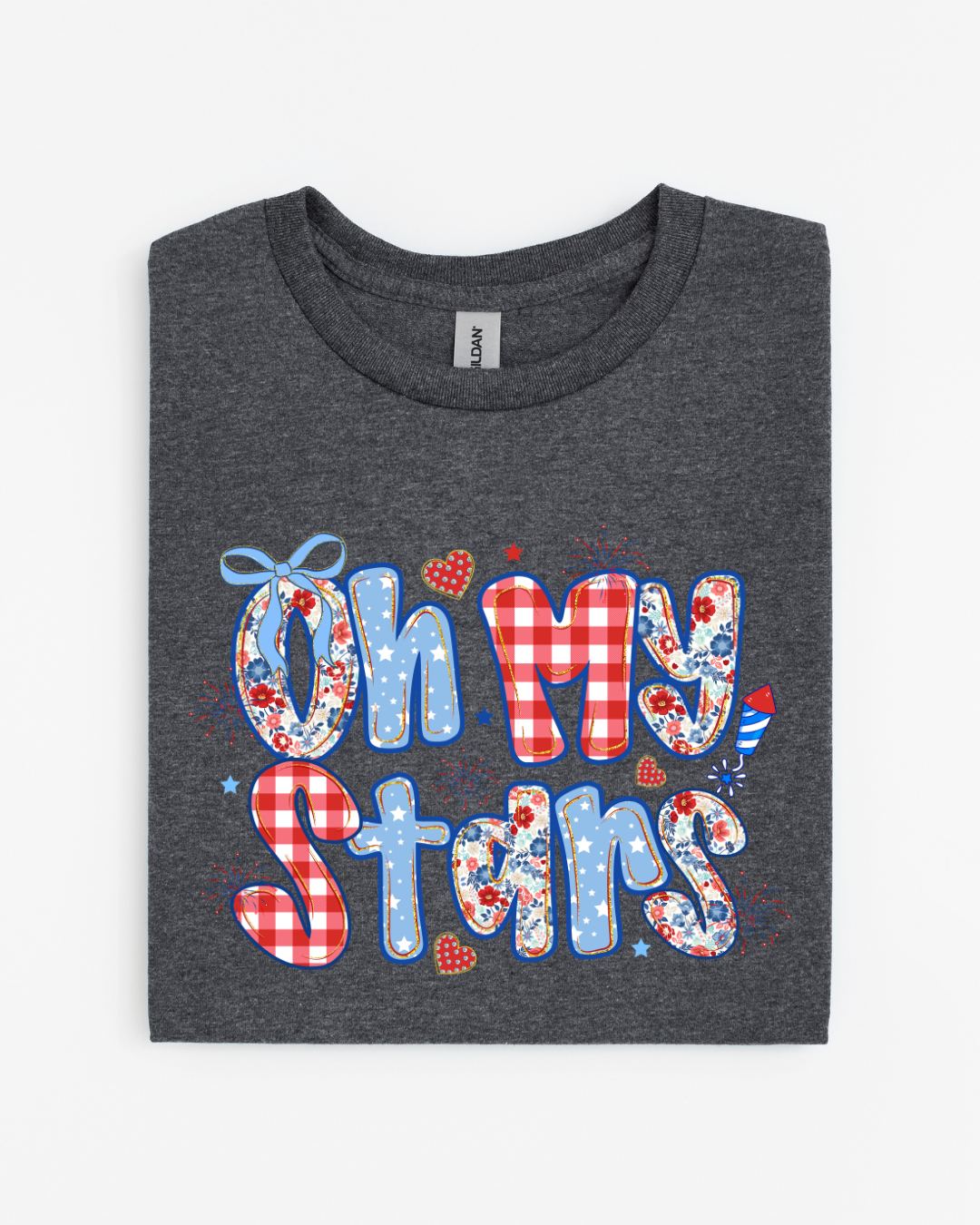 Oh My Stars Patriotic Graphic Tee