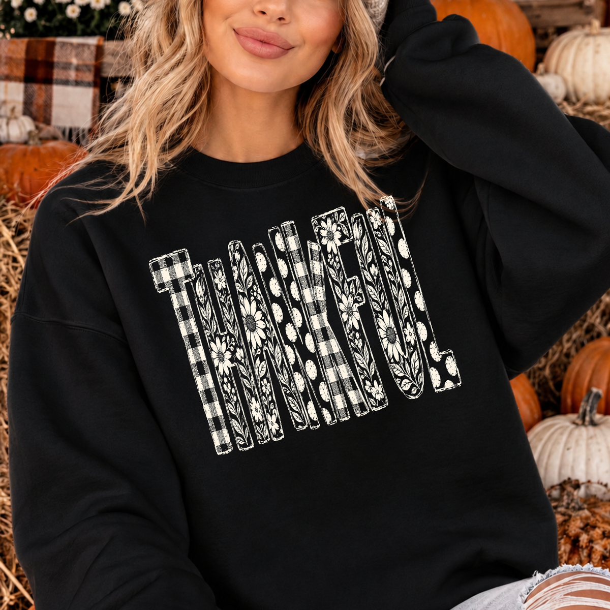 Thankful | Floral & Patchwork Fall Apparel