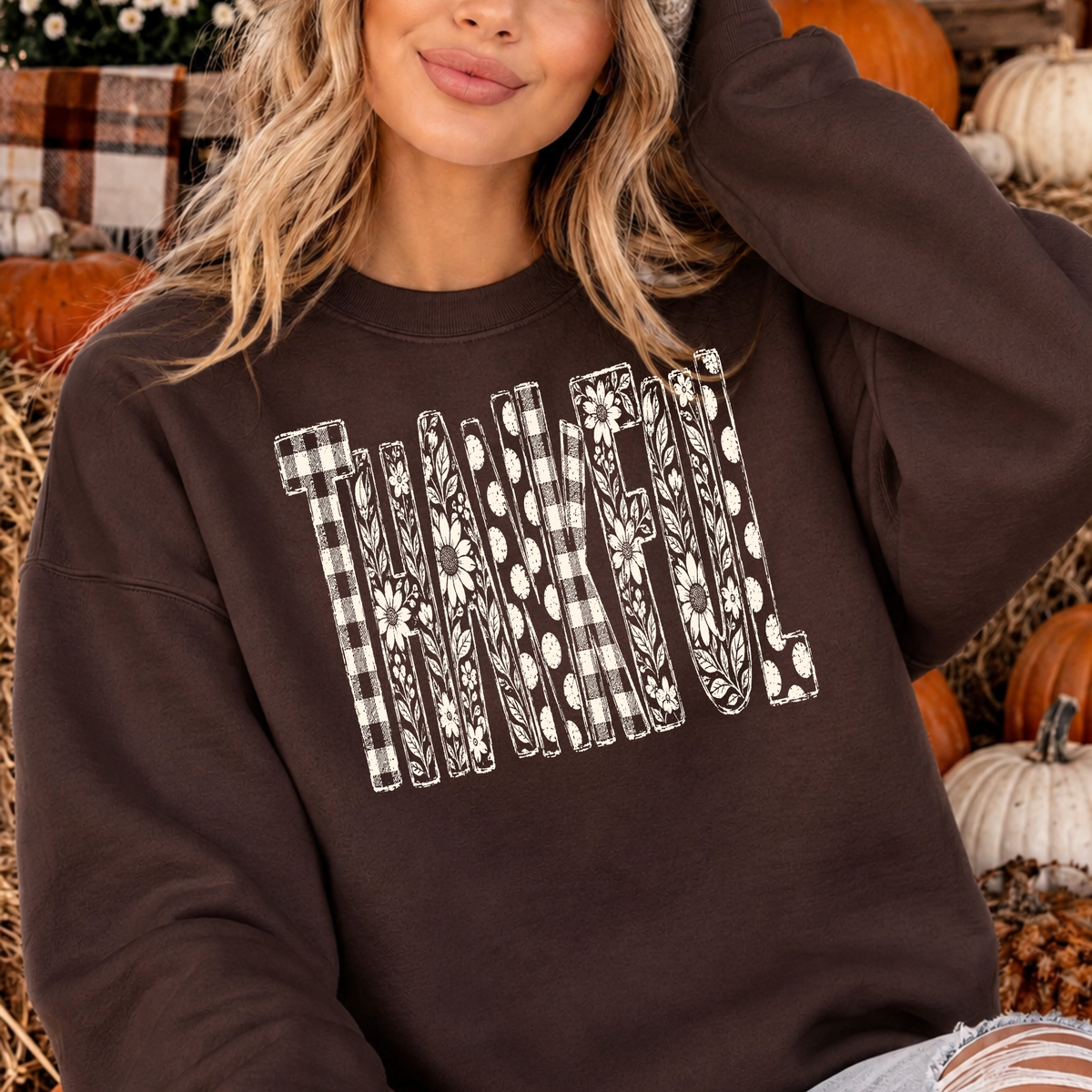 Thankful | Floral & Patchwork Fall Apparel