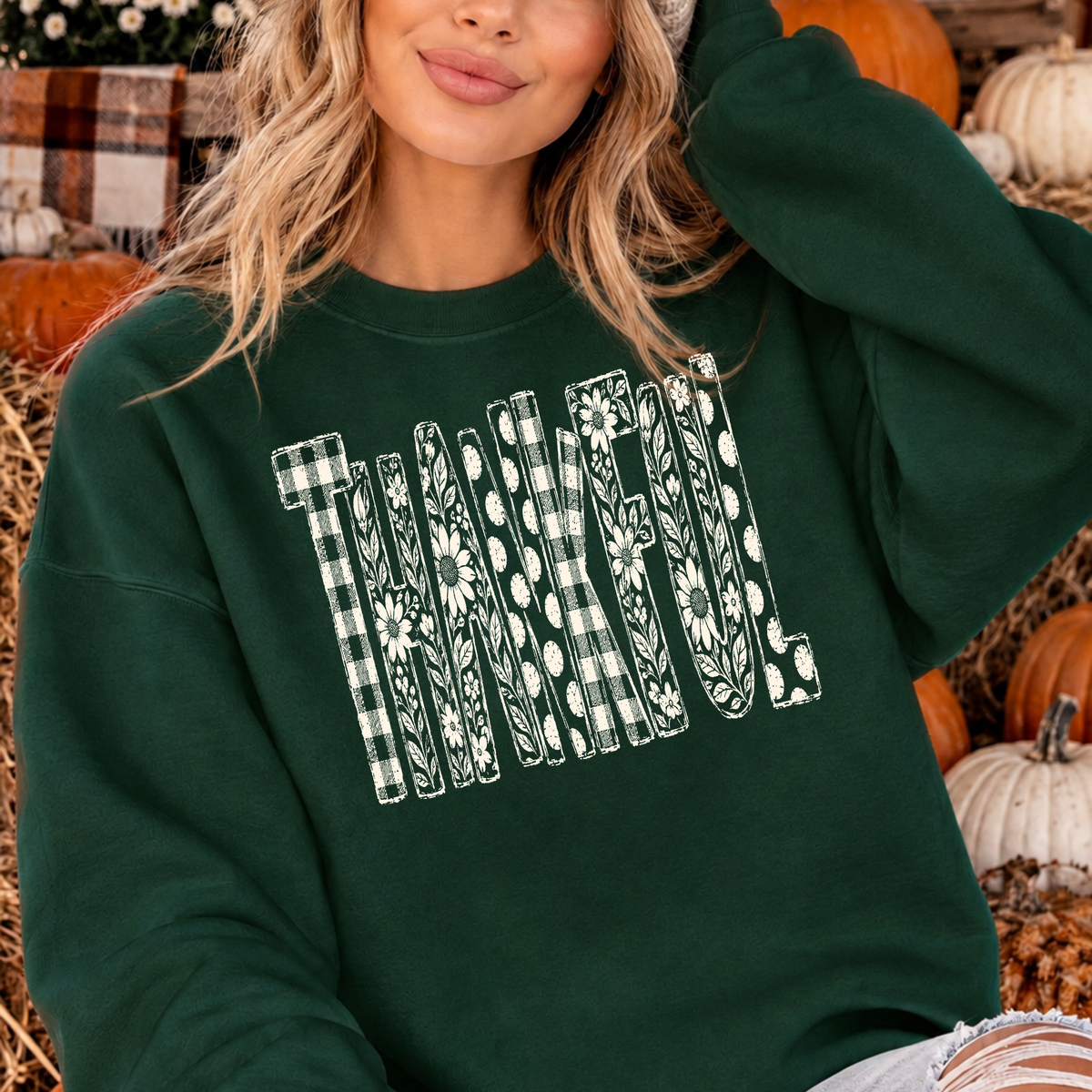 Thankful | Floral & Patchwork Fall Apparel