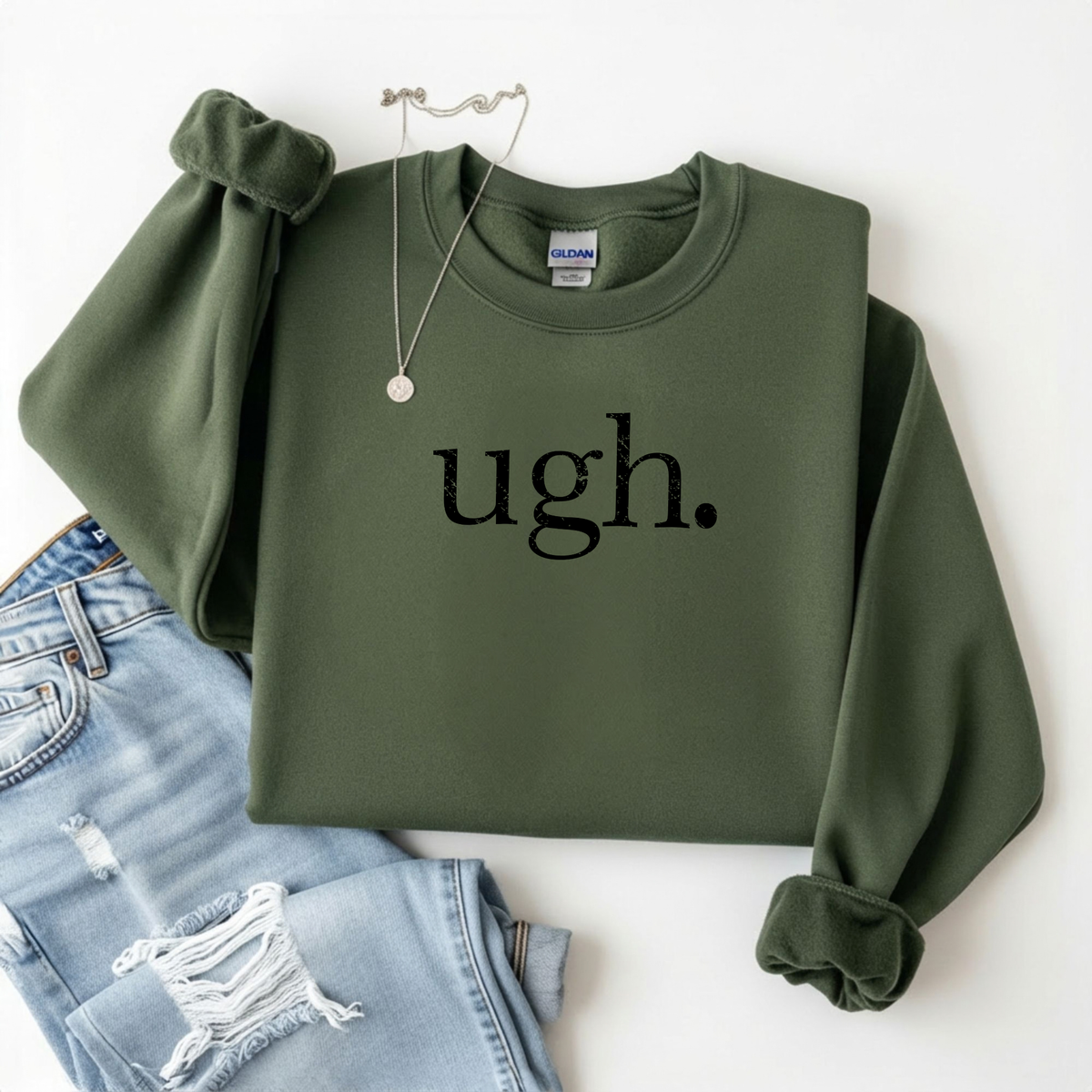 Ugh. | Minimalist Crewneck Sweatshirt & Hoodie