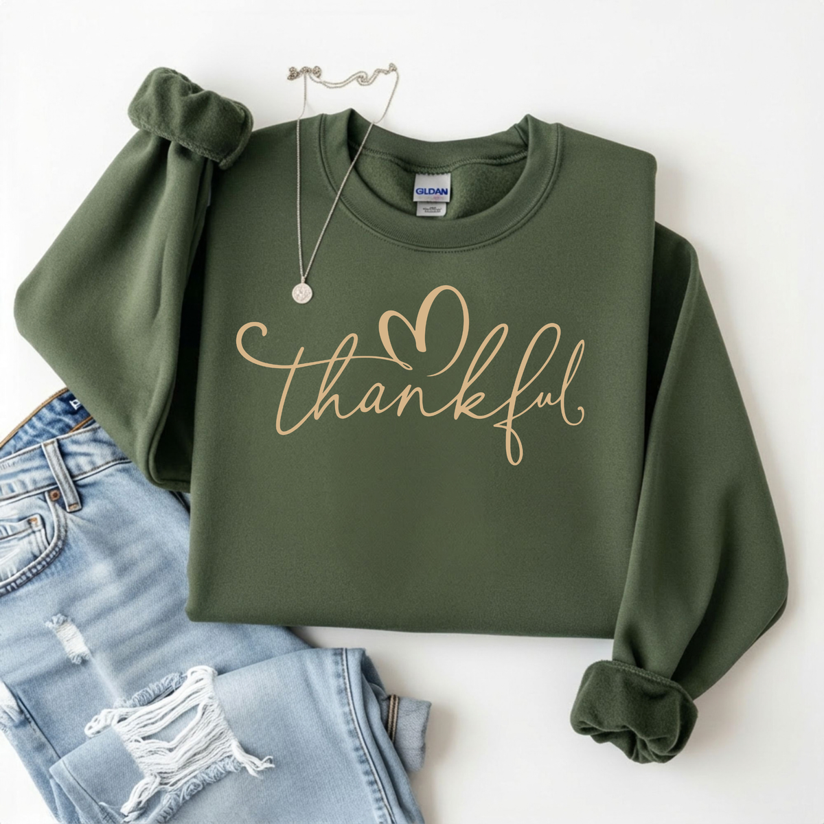Thankful- Crewneck Sweatshirt