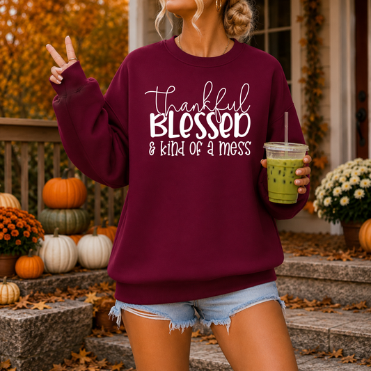 Thankful, Blessed & Kind of a Mess | Fall Apparel