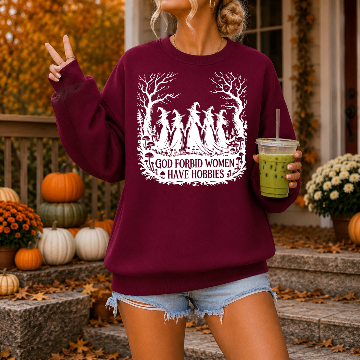 God Forbid Women Have Hobbies | Witchy Halloween Apparel
