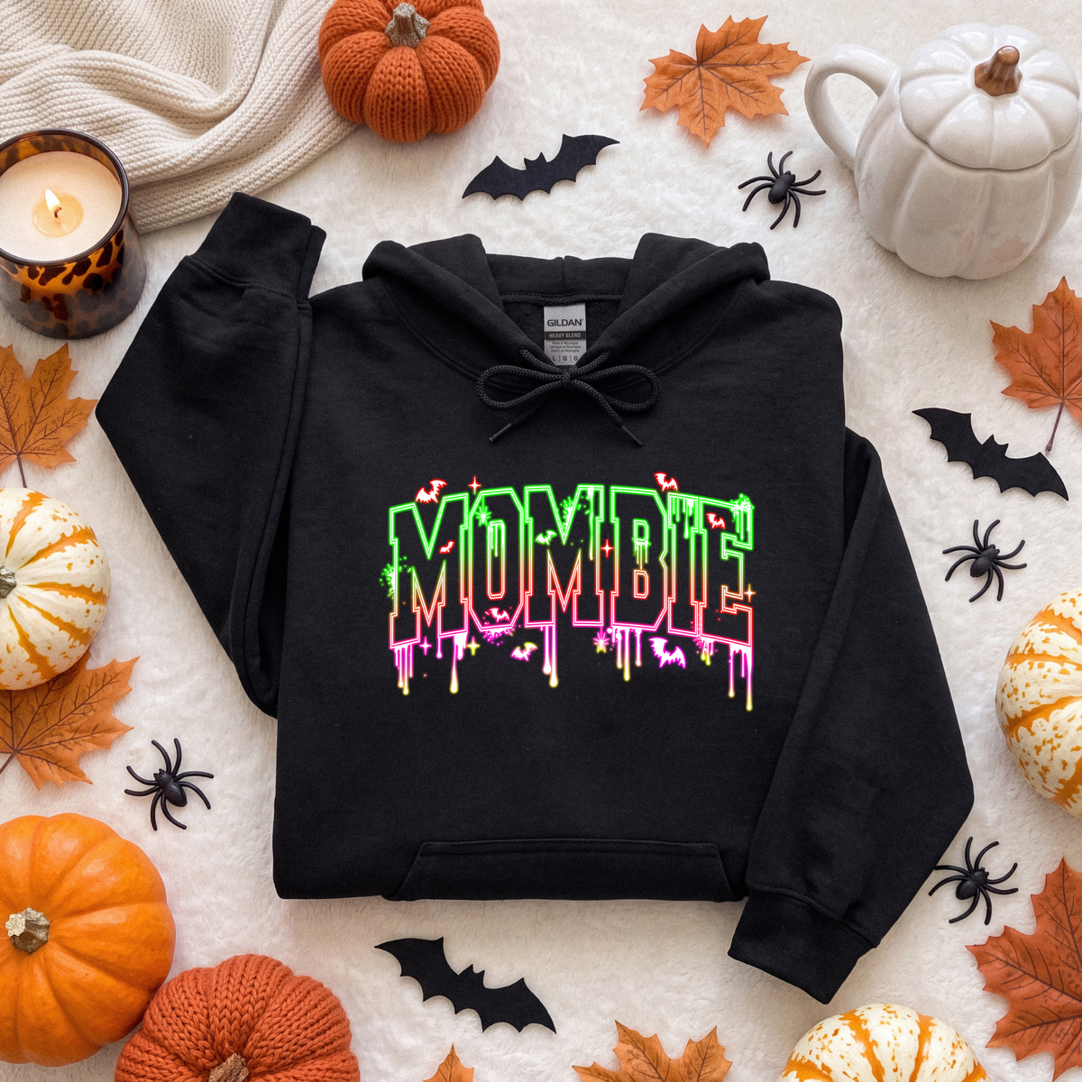 Mombie | Neon Halloween Apparel