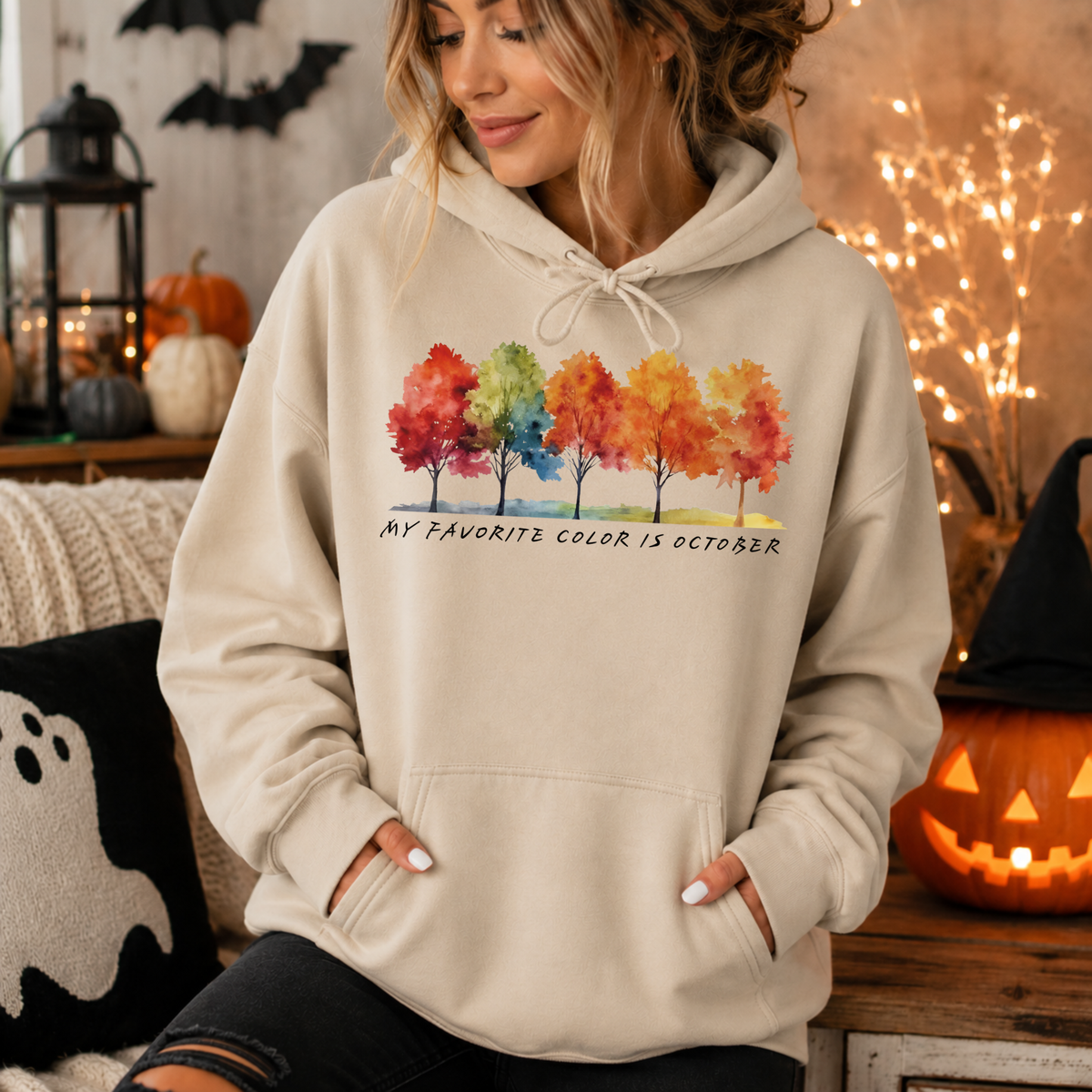 My Favorite Color Is October | Fall Sweatshirt & Hoodie