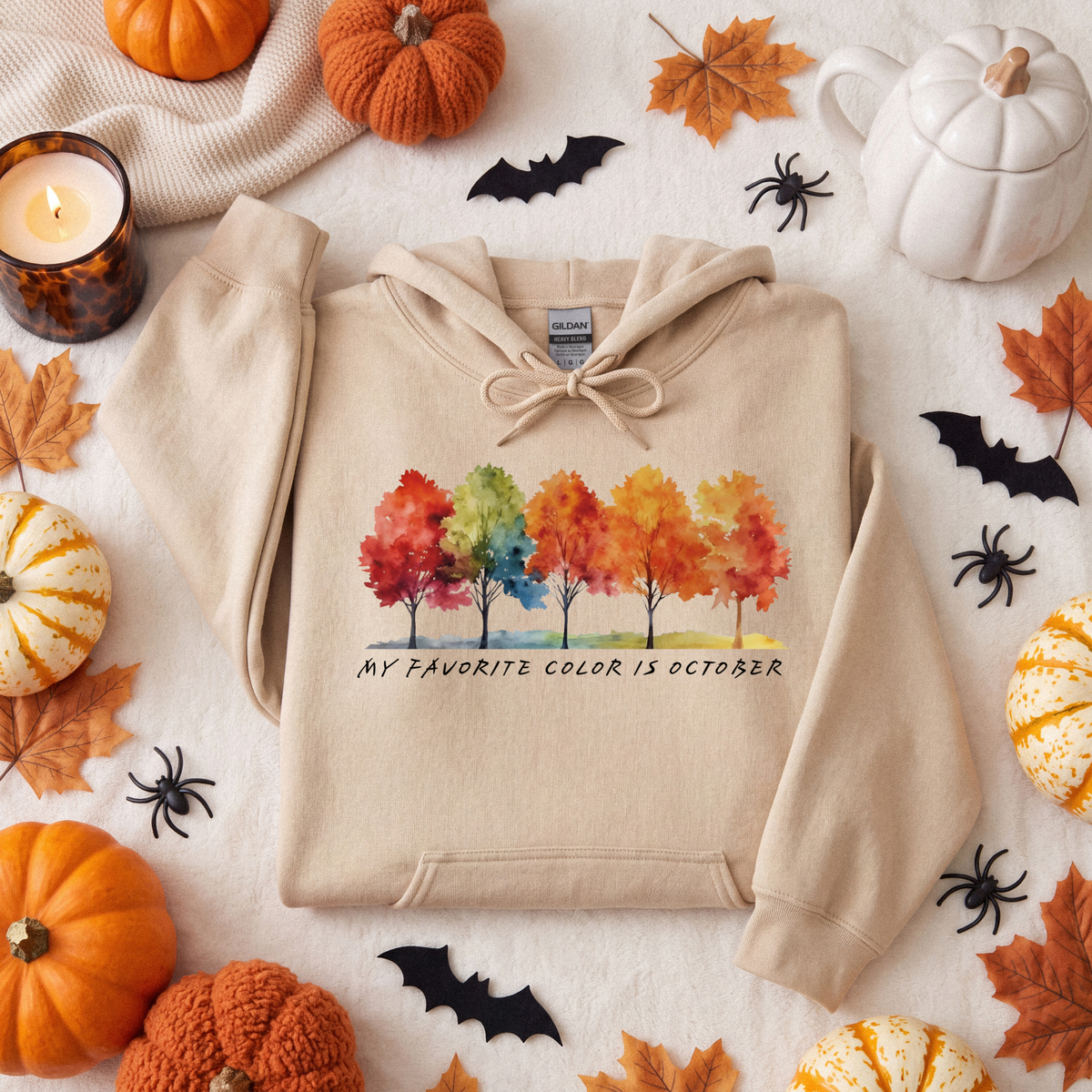 My Favorite Color Is October | Fall Sweatshirt & Hoodie