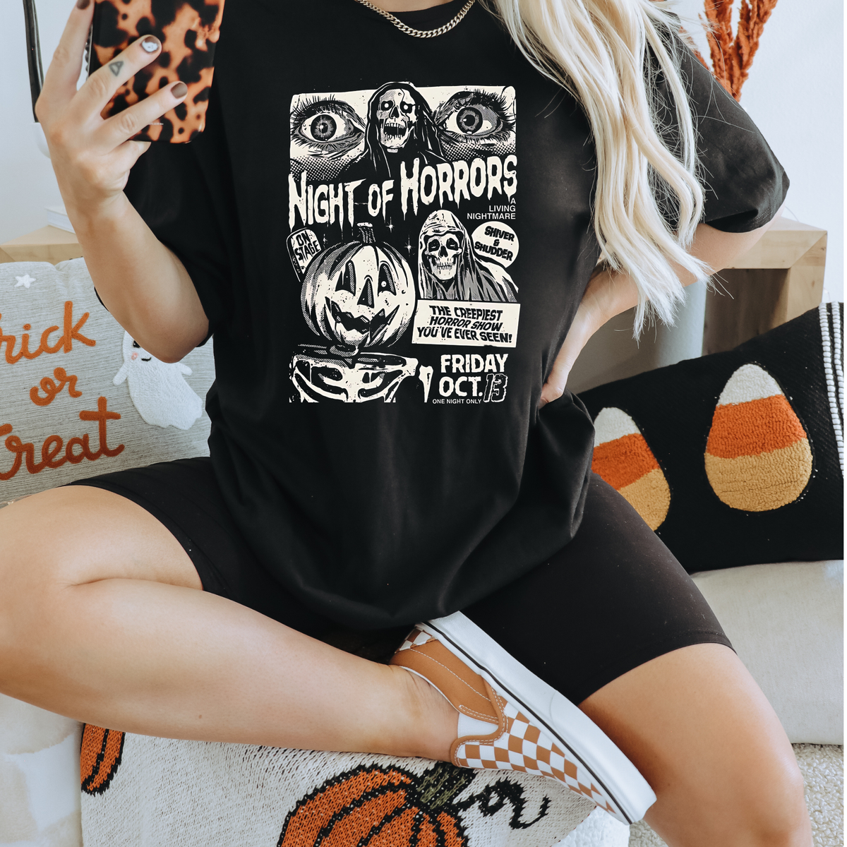 Night of Horrors | Retro Halloween Apparel