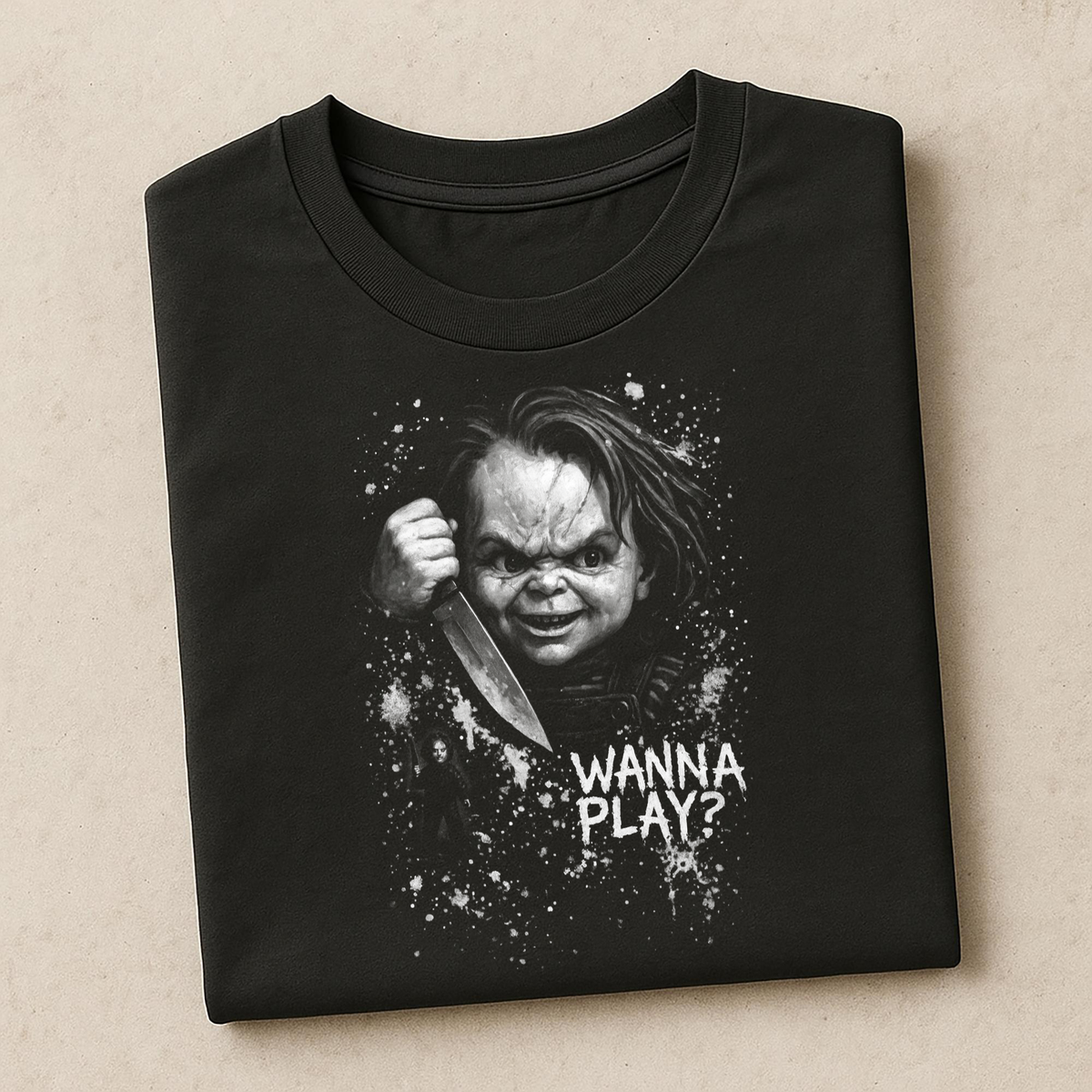 Wanna Play? | Horror Halloween Apparel