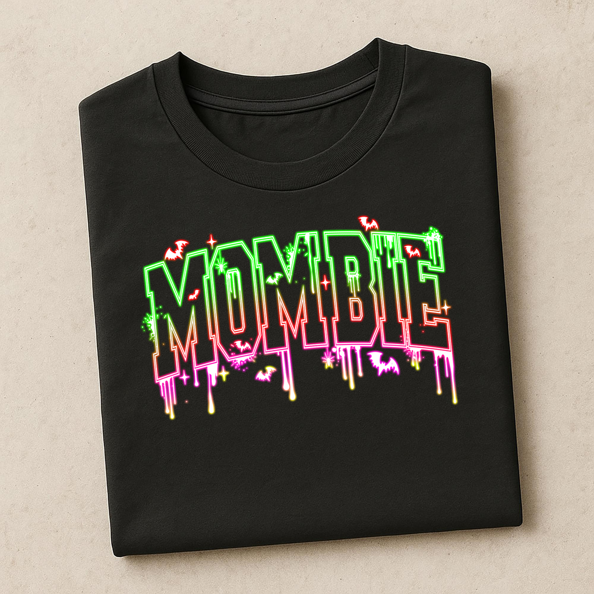 Mombie | Neon Halloween Apparel