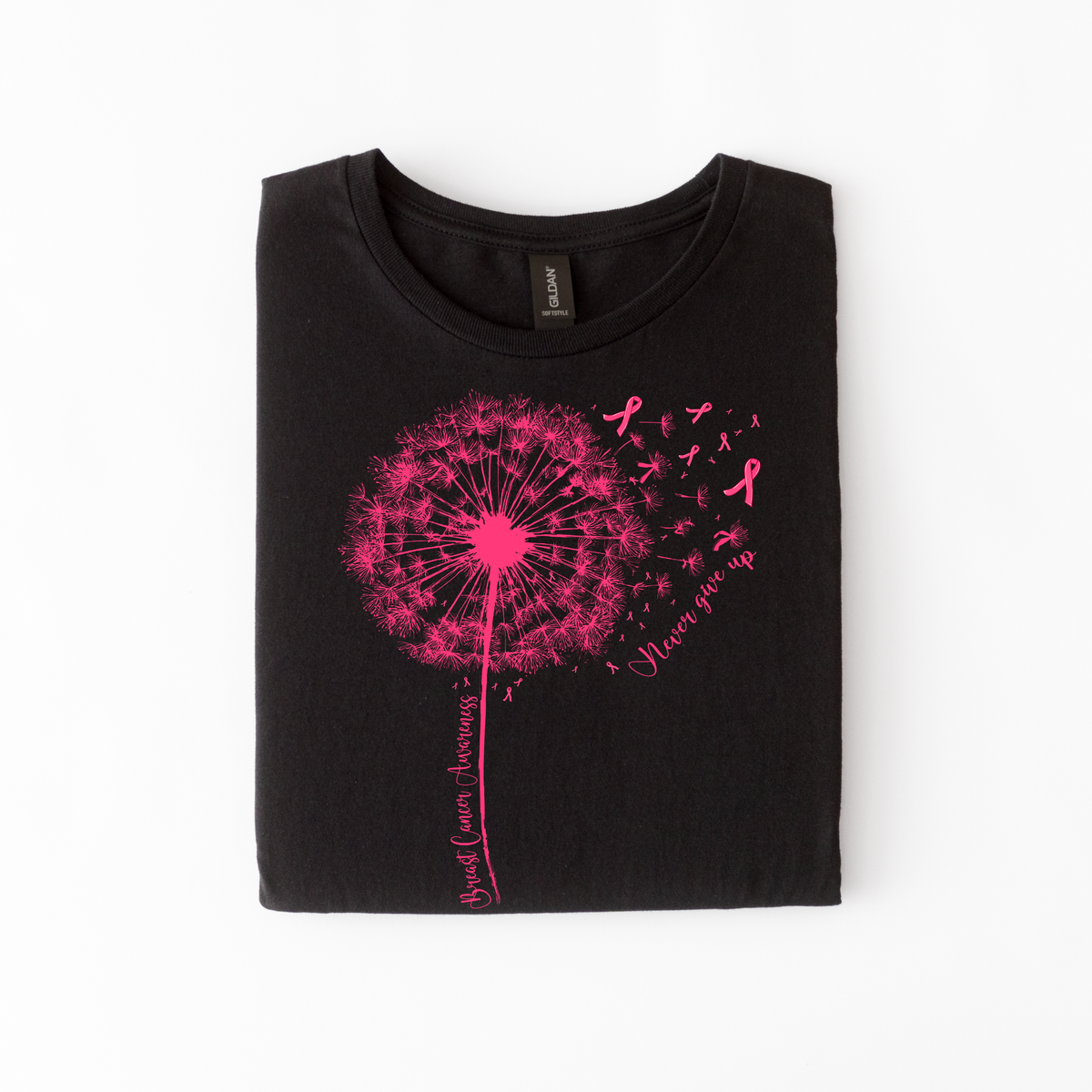 Never Give Up | Breast Cancer Awareness Apparel