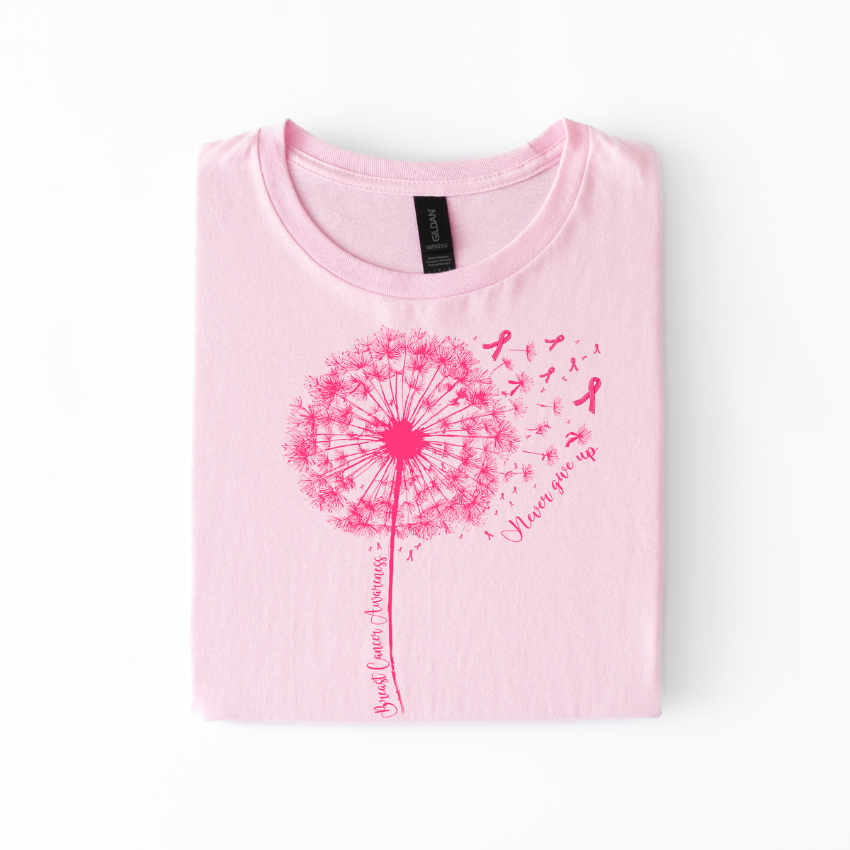 Never Give Up | Breast Cancer Awareness Apparel