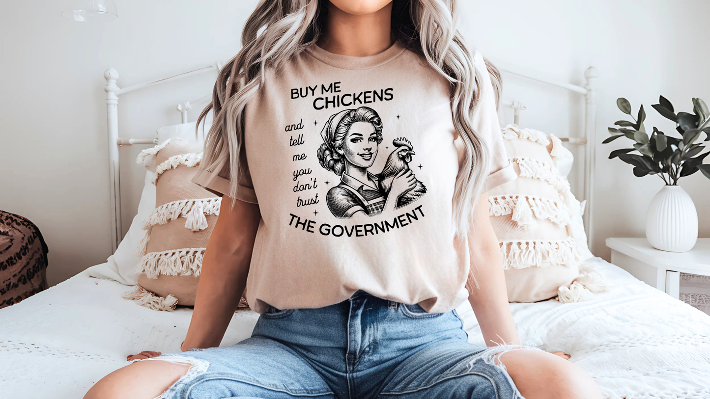 Buy Me Chickens Graphic Tee – G64000 Unisex Softstyle T-Shirt