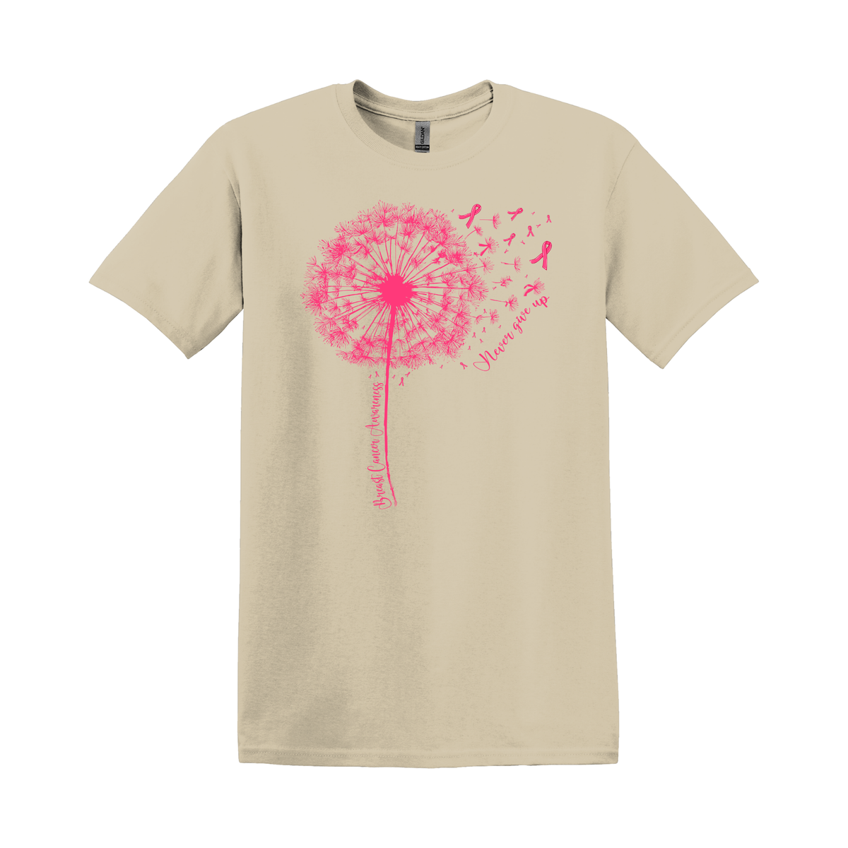 Never Give Up | Breast Cancer Awareness Apparel