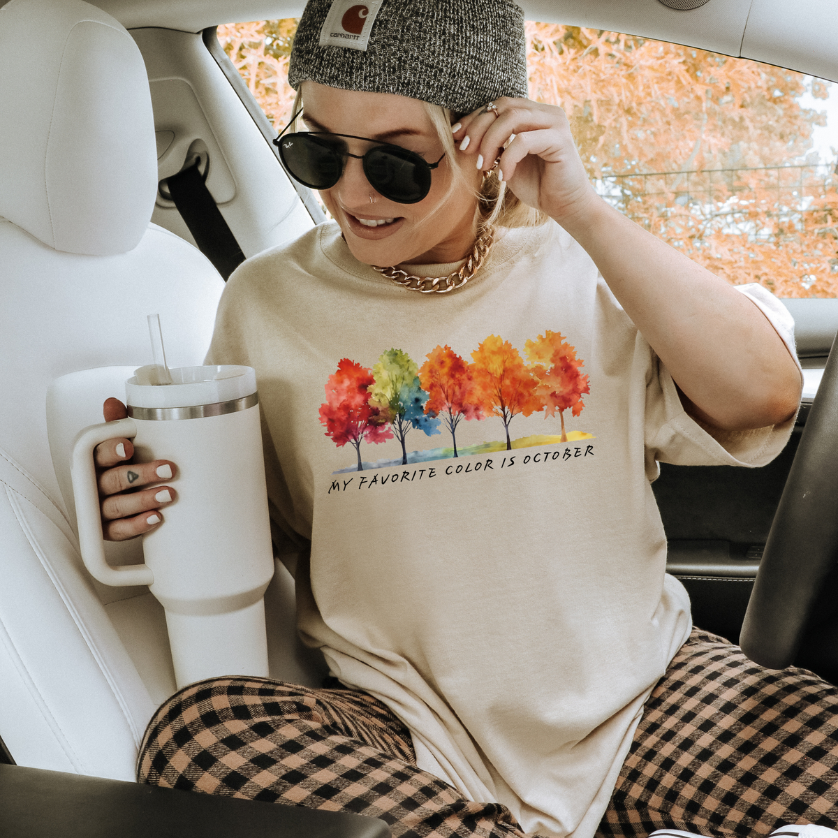 My Favorite Color Is October | Fall Sweatshirt & Hoodie