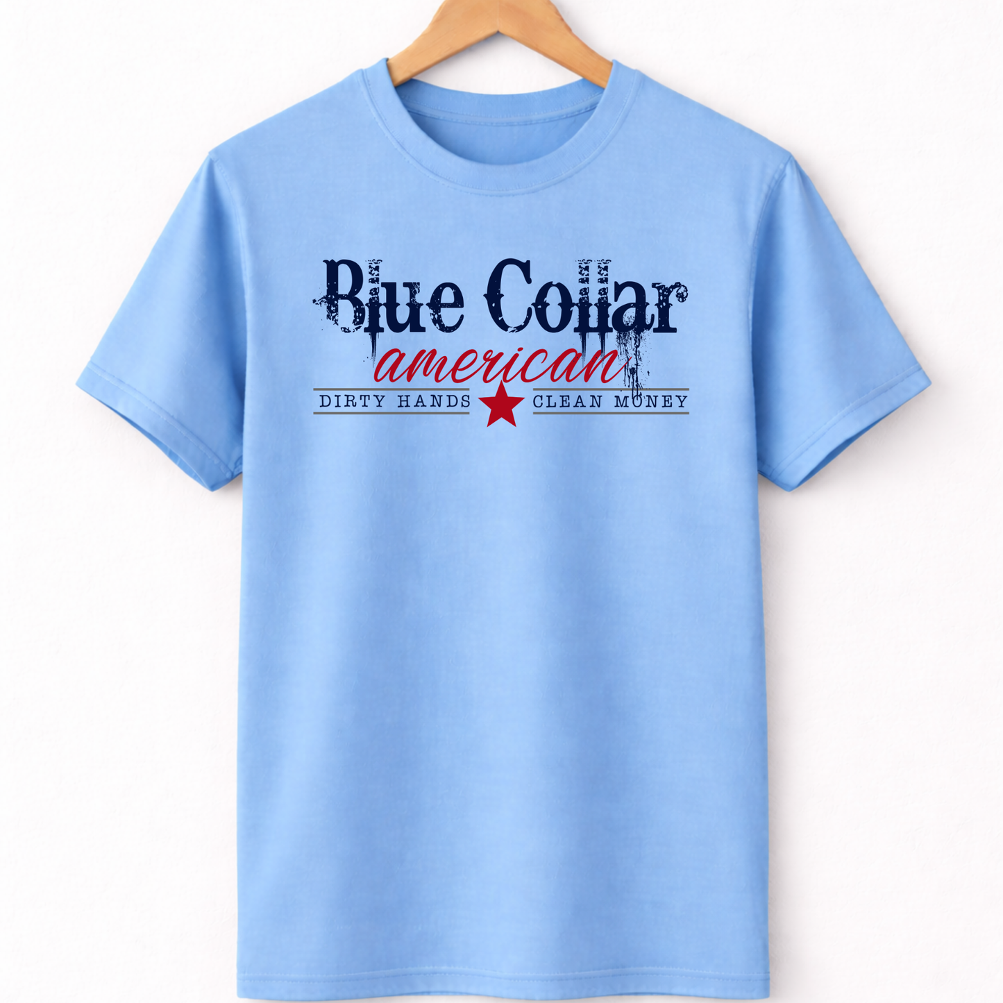 Blue Collar American –Softstyle Graphic Tee