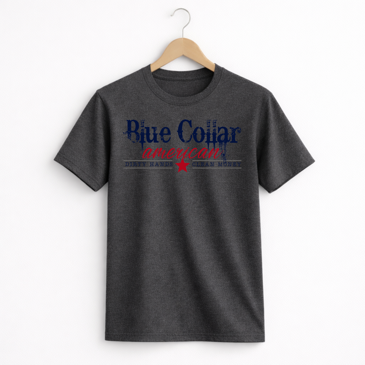 Blue Collar American –Softstyle Graphic Tee