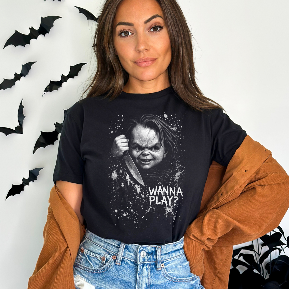 Wanna Play? | Horror Halloween Apparel