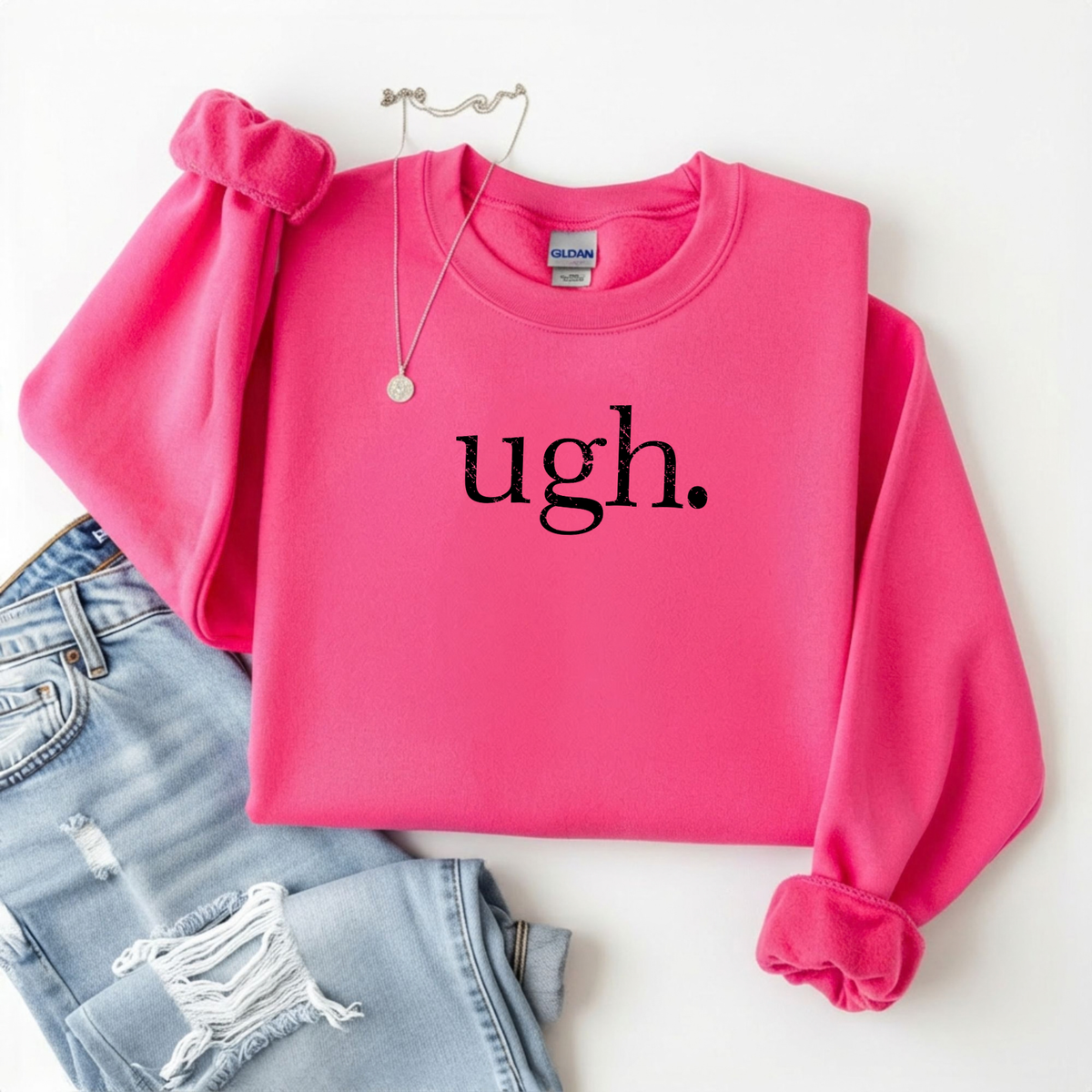 Ugh. | Minimalist Crewneck Sweatshirt & Hoodie