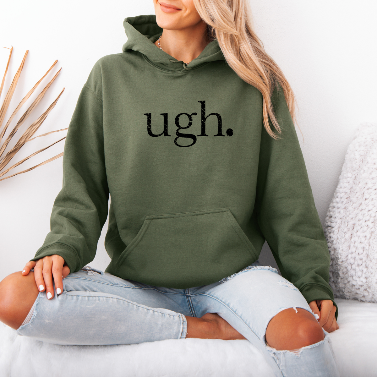 Ugh. | Minimalist Crewneck Sweatshirt & Hoodie