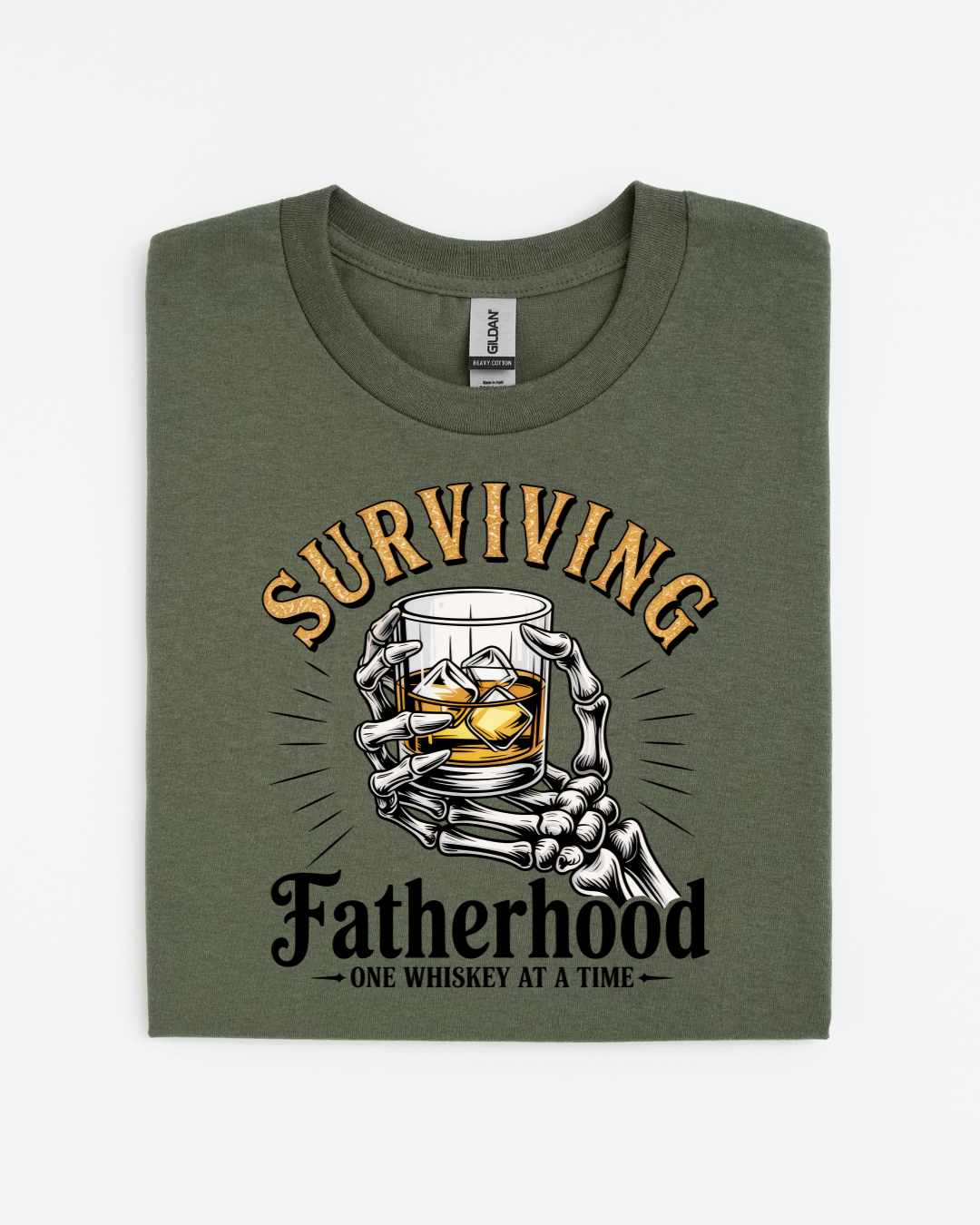 Surviving Fatherhood One Whiskey at a Time T-Shirt
