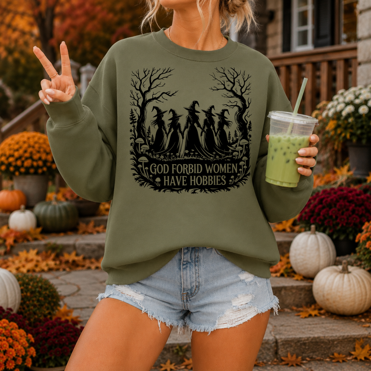 God Forbid Women Have Hobbies | Witchy Halloween Apparel