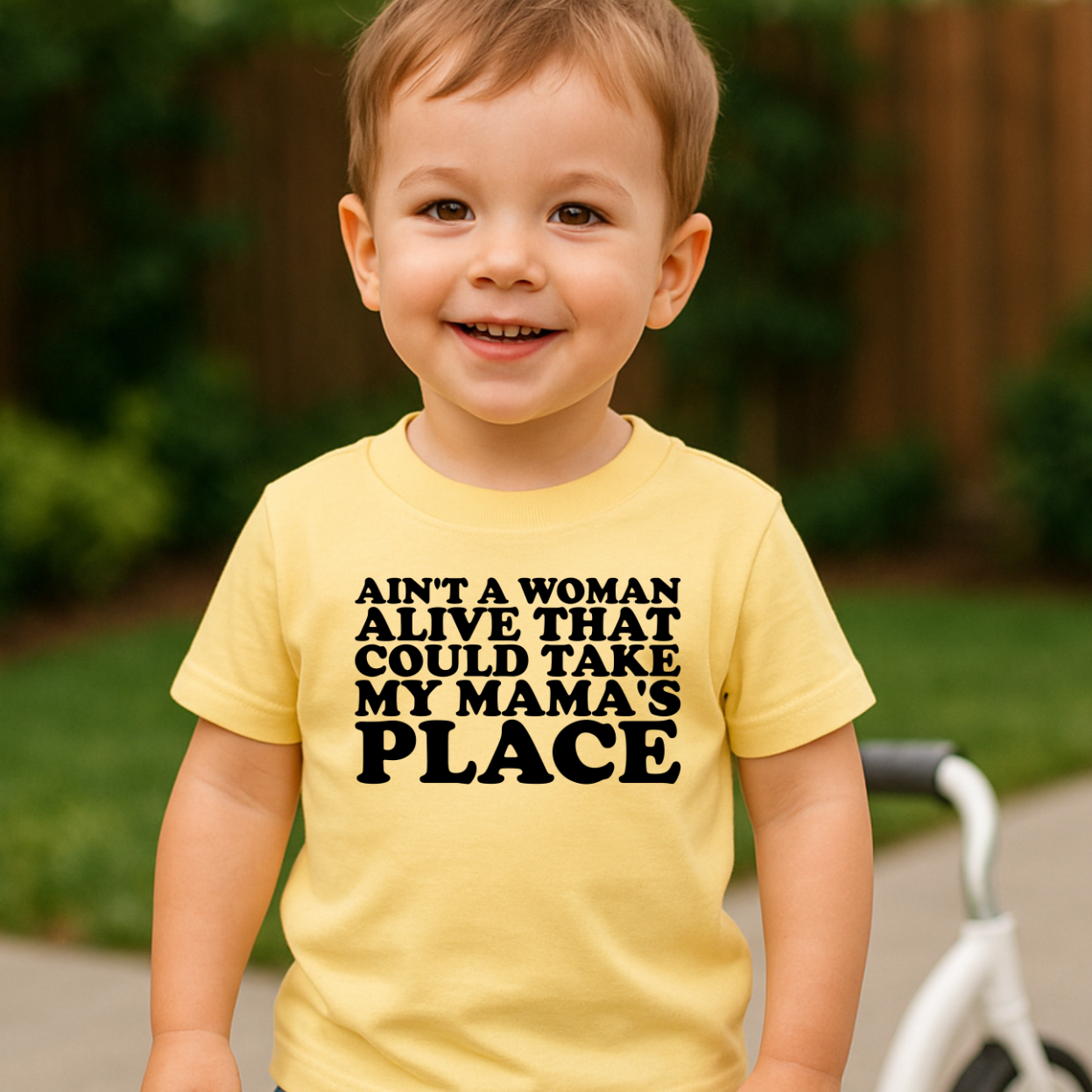 Ain’t a Woman Alive Toddler Graphic Tee  👉 shorter