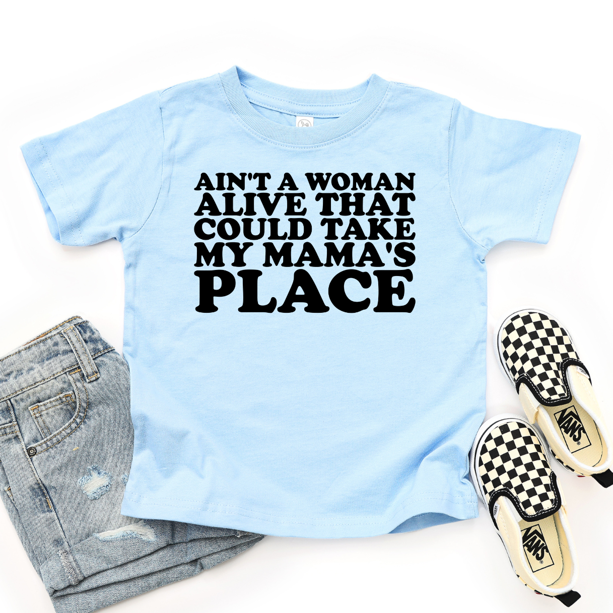 Ain’t a Woman Alive Toddler Graphic Tee  👉 shorter