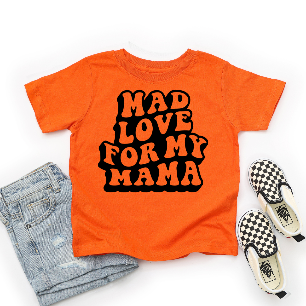 Mad Love for My Mama Toddler Graphic Tee