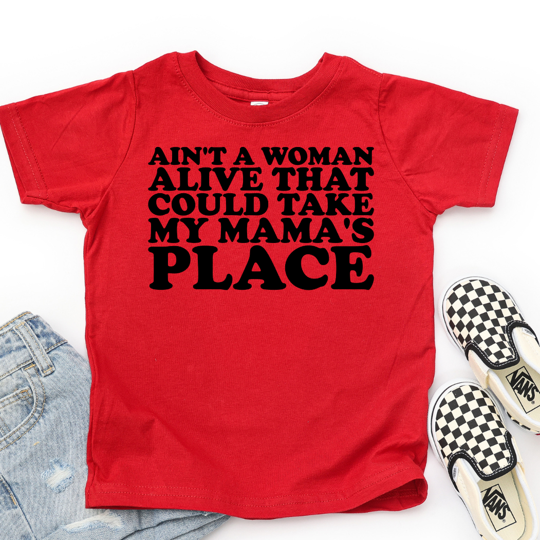 Ain’t a Woman Alive Toddler Graphic Tee  👉 shorter