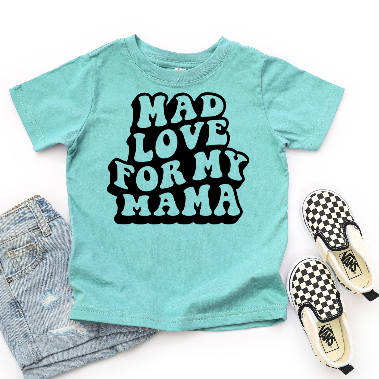 Mad Love for My Mama Toddler Graphic Tee