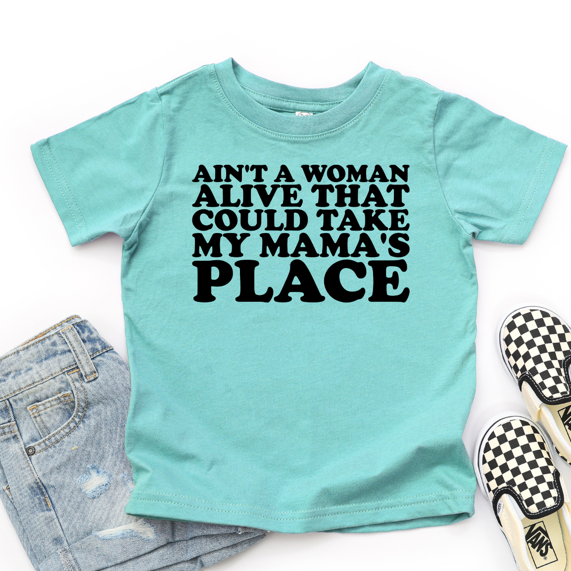 Ain’t a Woman Alive Toddler Graphic Tee  👉 shorter